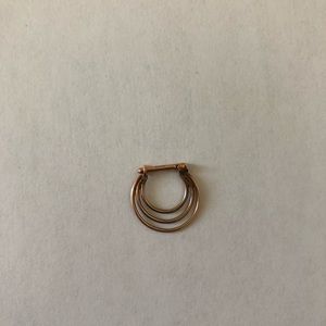 Quetzalli jewelry rose gold septum ring